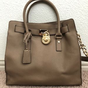 Michael Kors Large Hamilton Saffiano Leather Tote